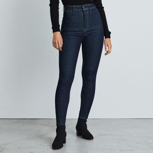 The Way-High® Clean Front Skinny Jean  | Dark Indigo | 26.5 Inseam