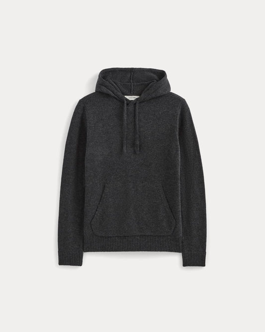 The Felted Merino Hoodie | Charcoal