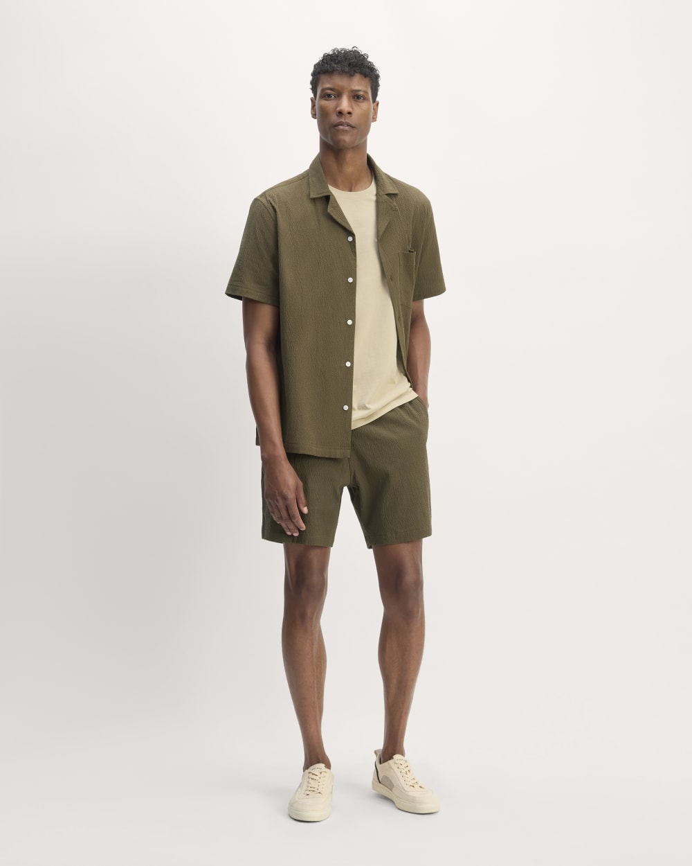 The Seersucker Short-Sleeve Shirt | Beech