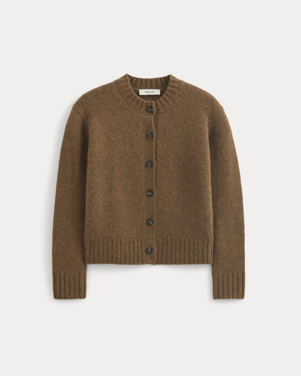 The Crew Cardigan in Alpaca | Toffee