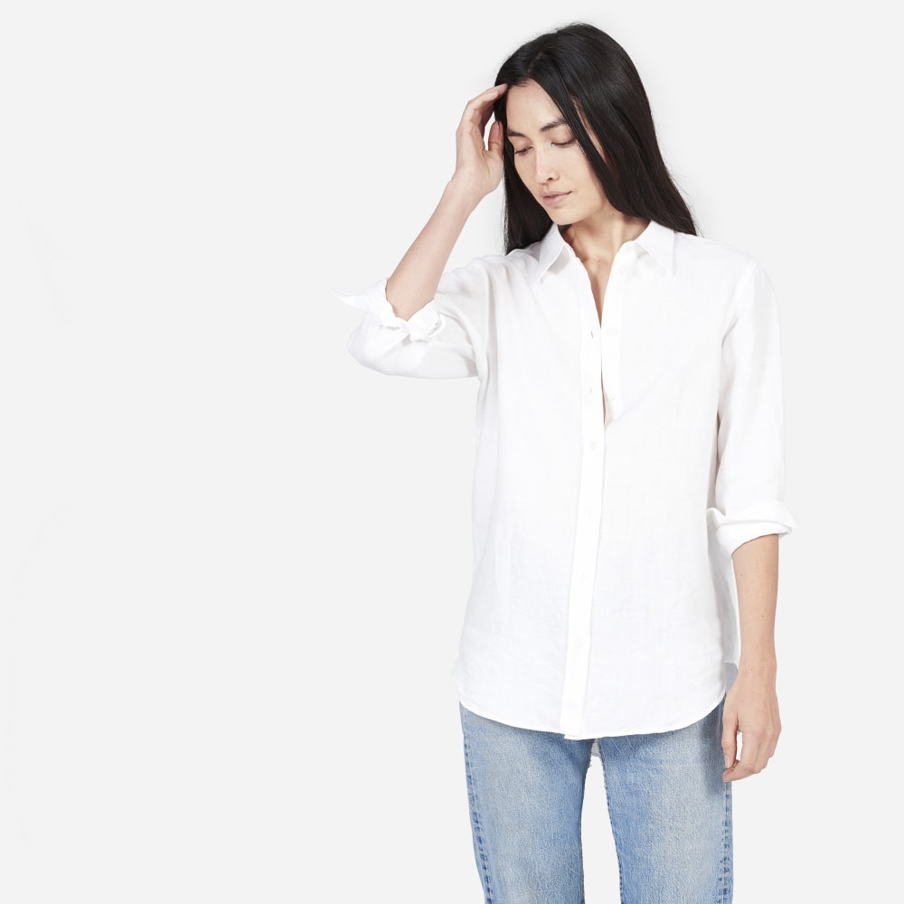 The Must-Have Shirt in Linen | White