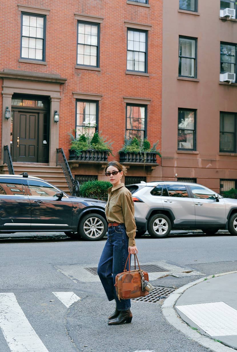 Bentley Straight Cropped Jeans - Dark Indigo