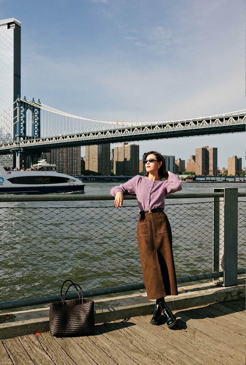 Diane Mohair Cardigan - Plum