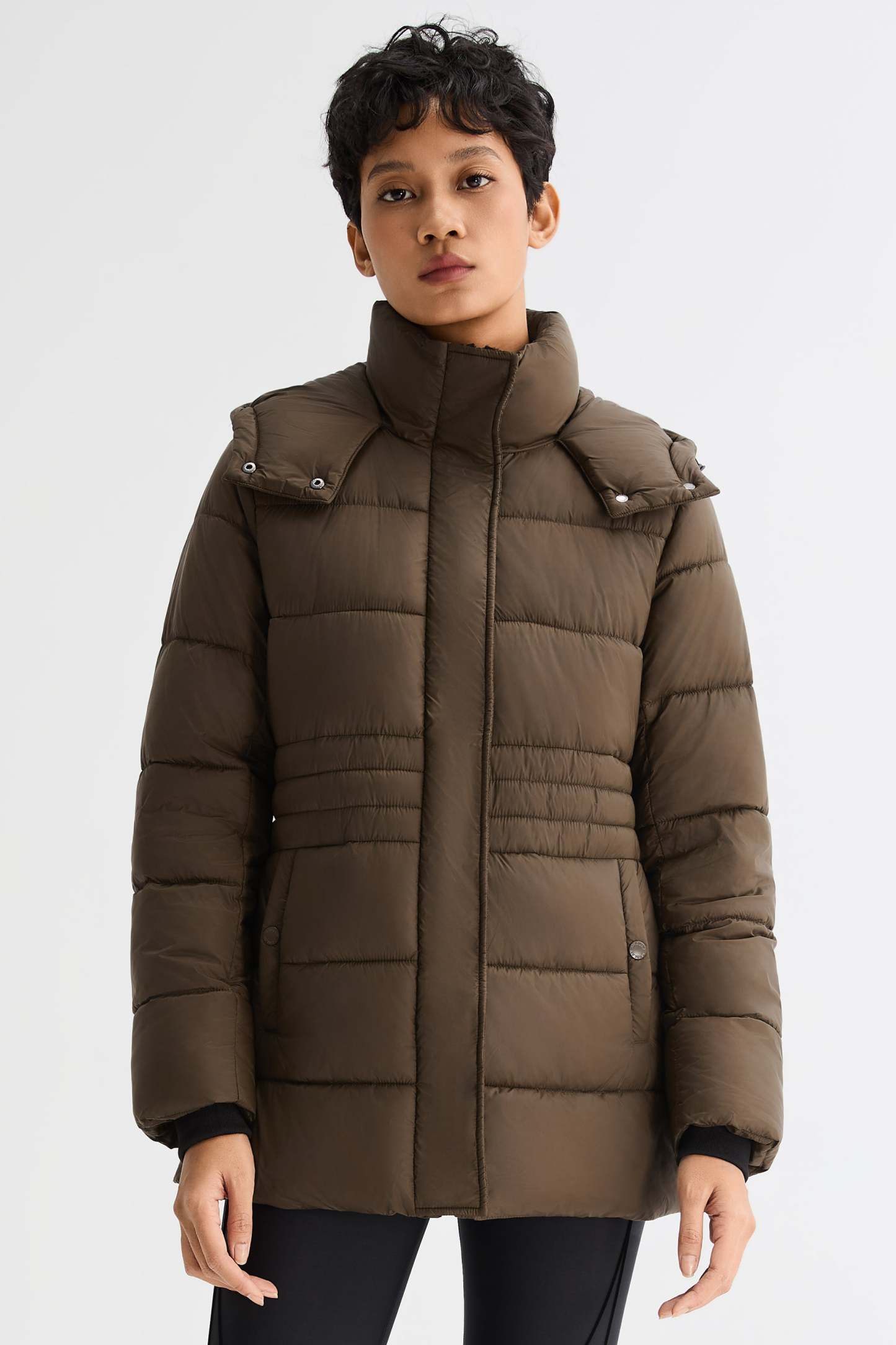Hooded Quilted Everyday Lyrella Puffer Jacket