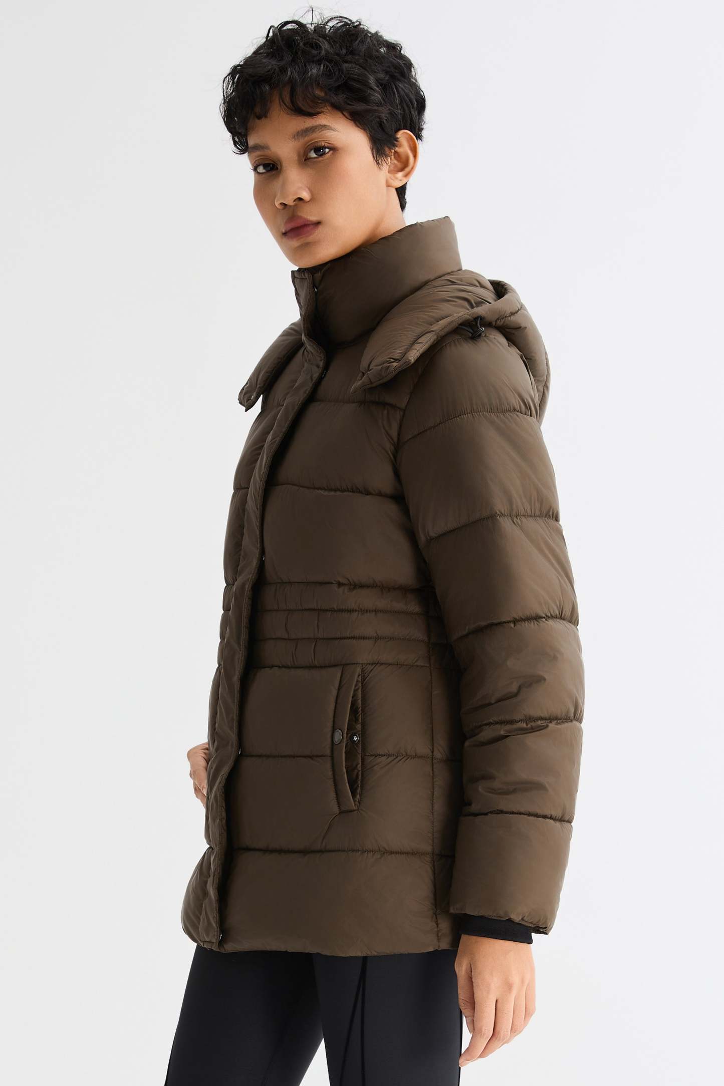 Hooded Quilted Everyday Lyrella Puffer Jacket