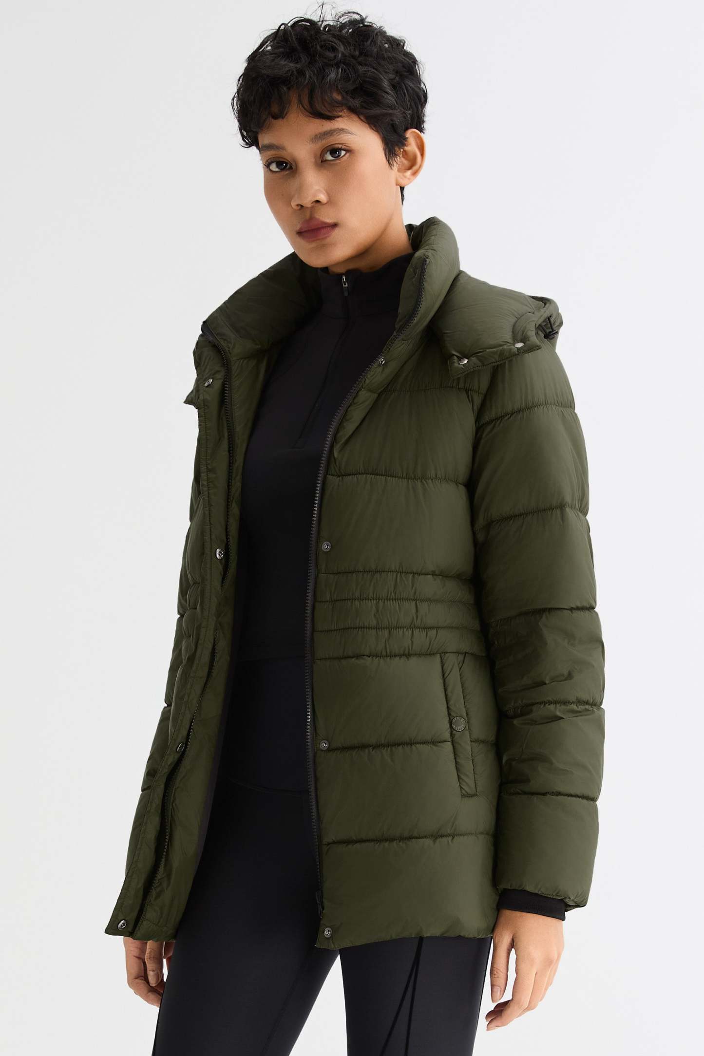 Hooded Quilted Everyday Lyrella Puffer Jacket