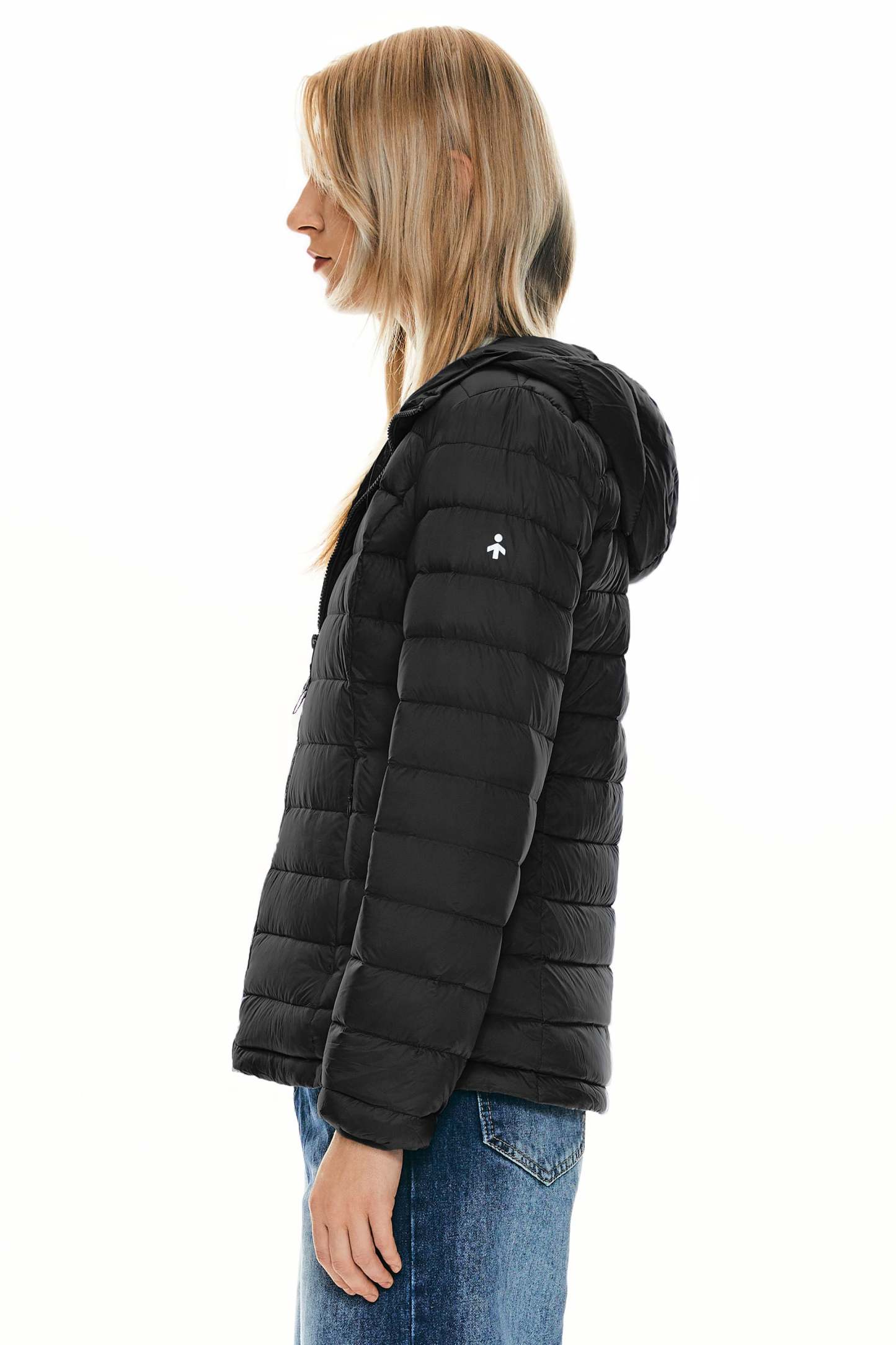 Lightweight Packable Down Jacket with Stand Collar with hood