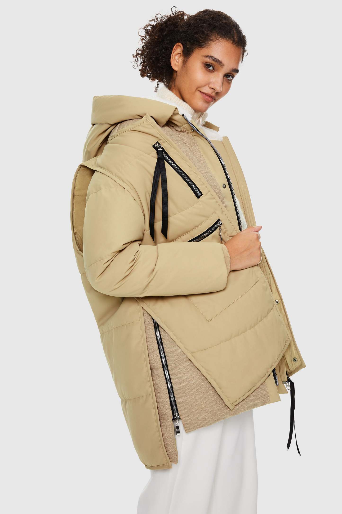 092 Universe® Thickened Puffer Down Jacket with Detachable Vest