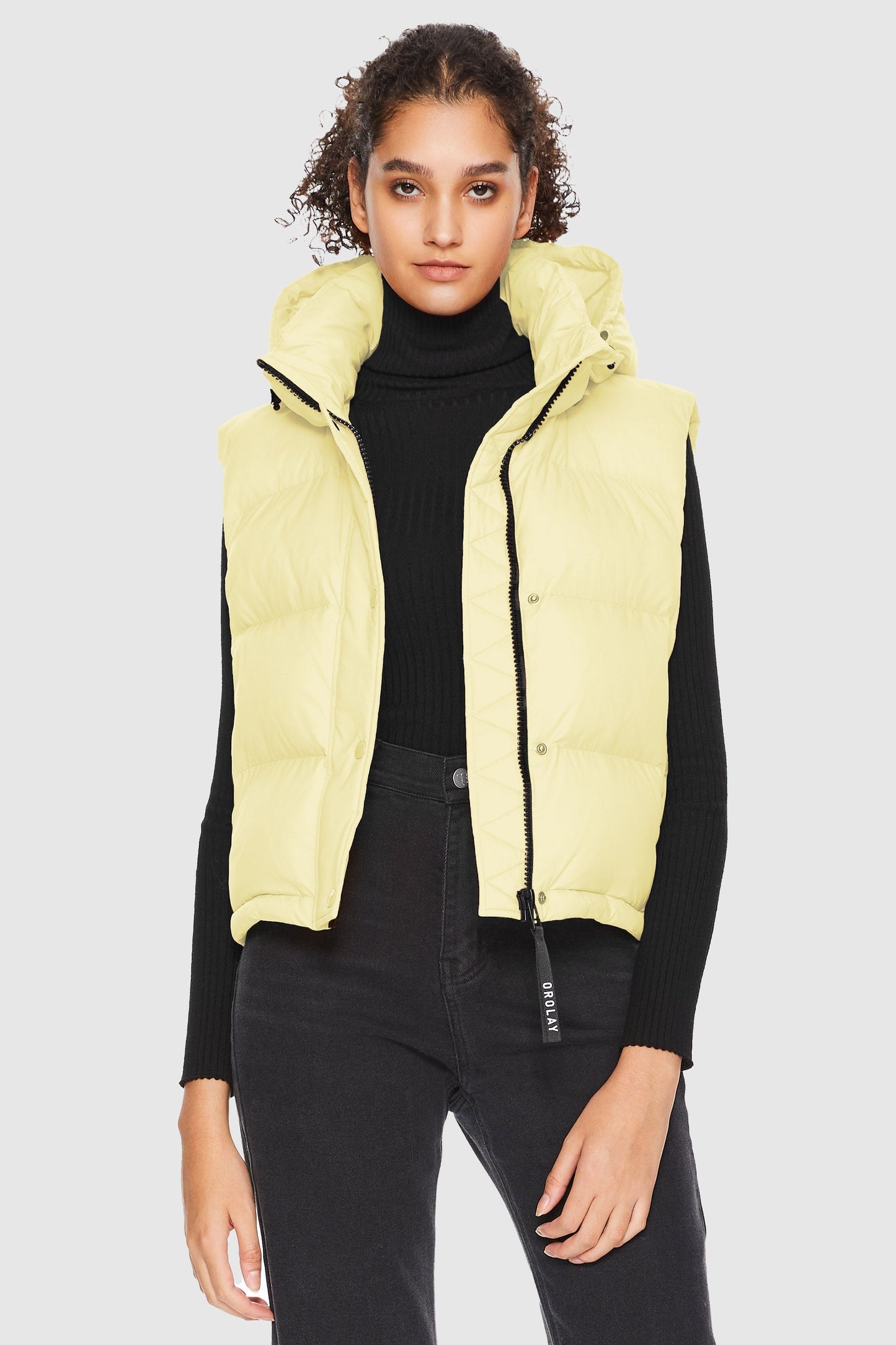 Aurora Hooded Down Puffer Vest
