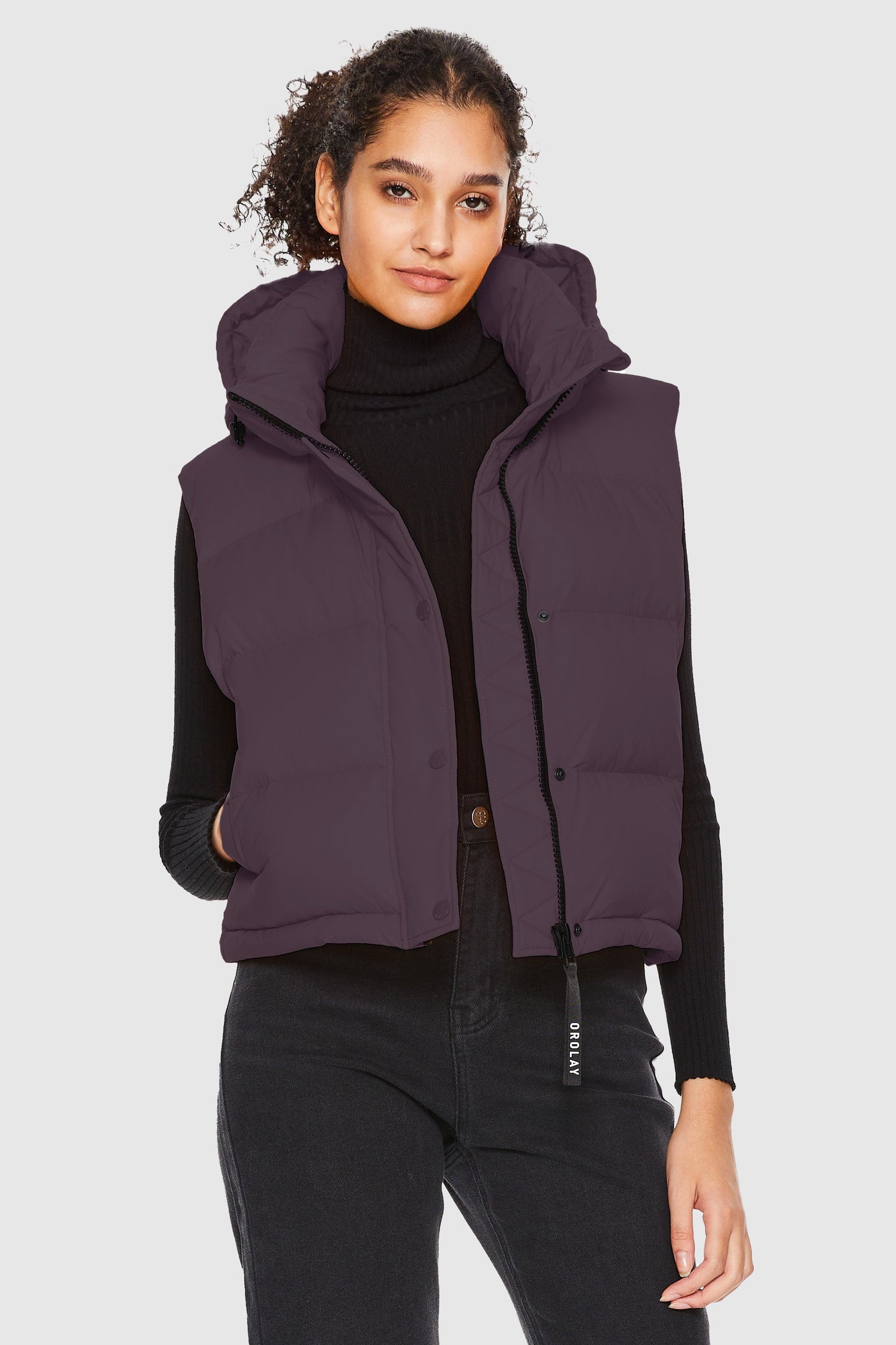 Aurora Hooded Down Puffer Vest