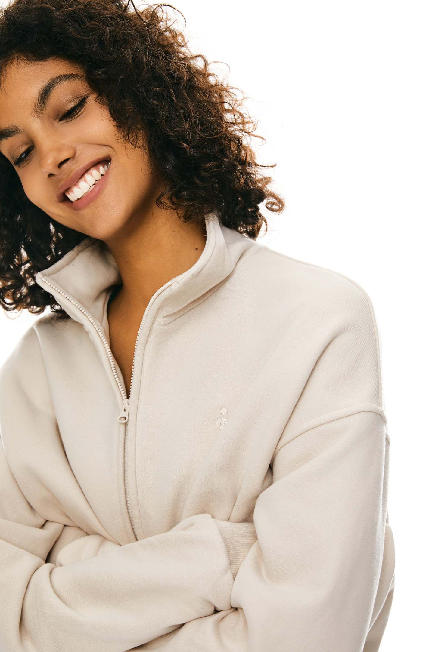 Oversized Half Zip Sweatshirts