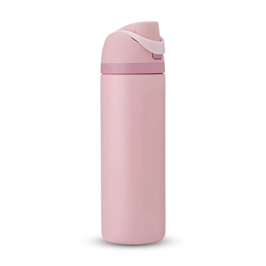 Owala FreeSip 24 fl. oz. Rose Quartz BPA Free Water Bottle with Spout Lid