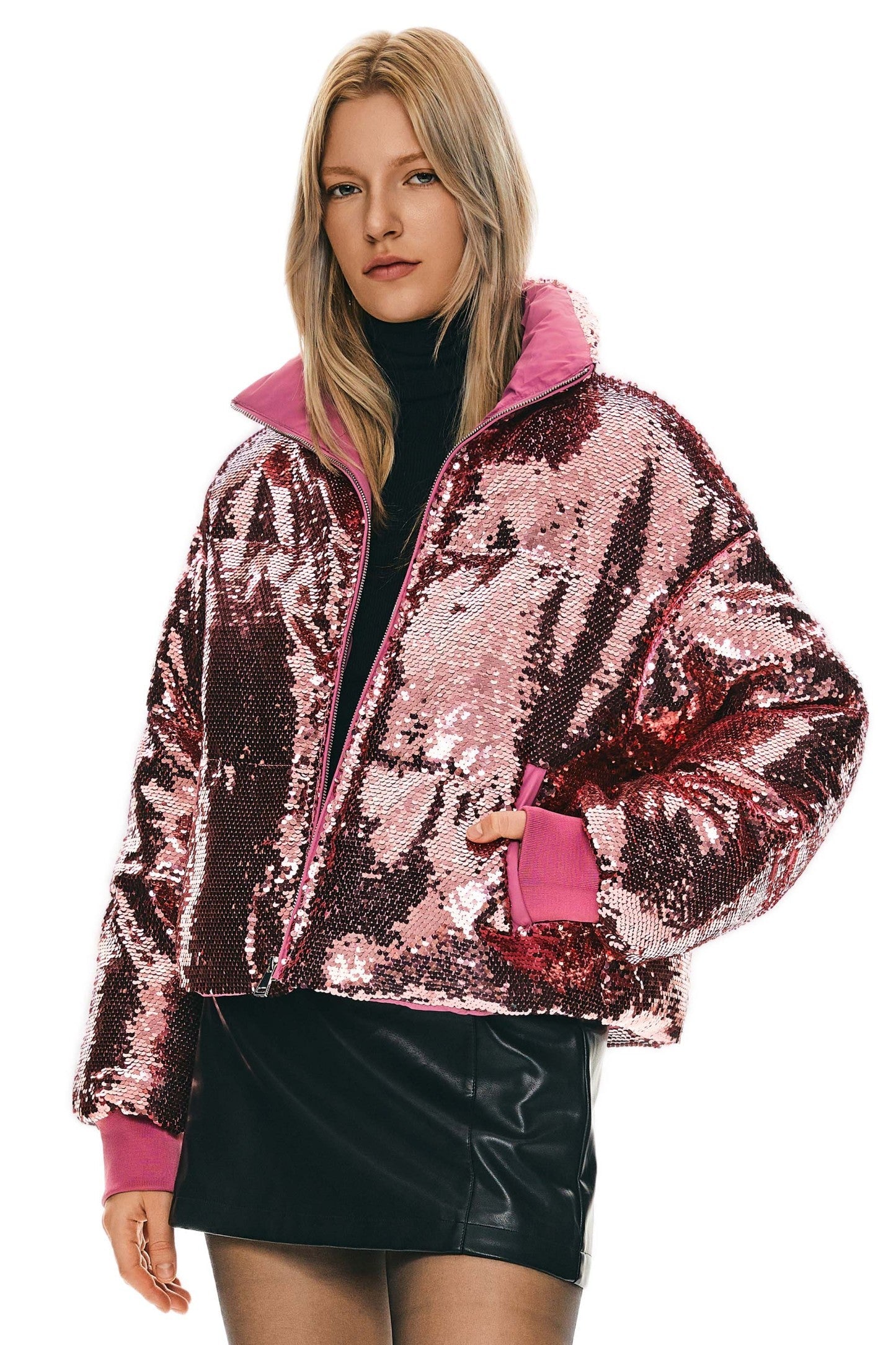 Puff-O® O-Lab Disco Sequin Down Jacket