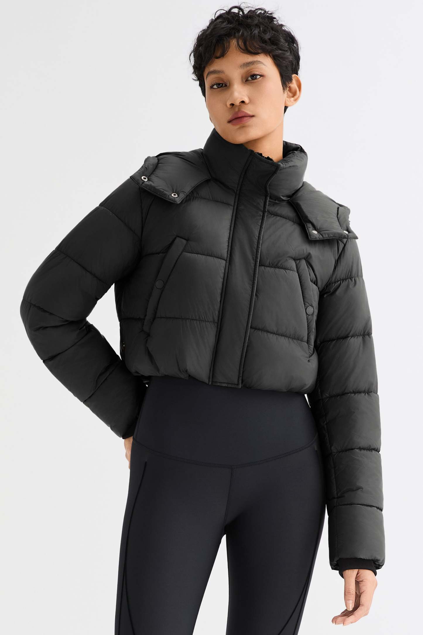 Urban Essential Cropped Lyrella Puffer Jacket