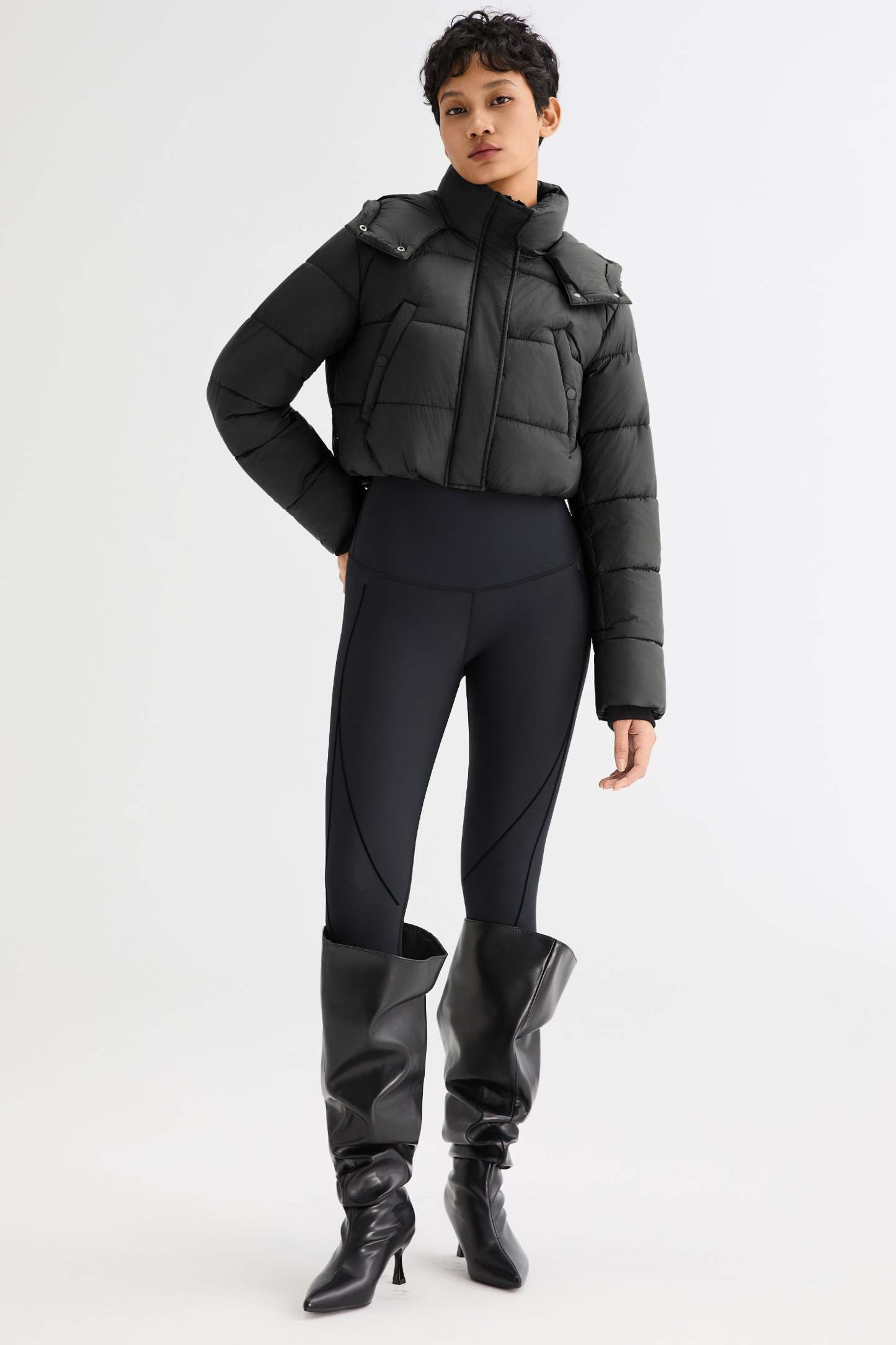 Urban Essential Cropped Lyrella Puffer Jacket