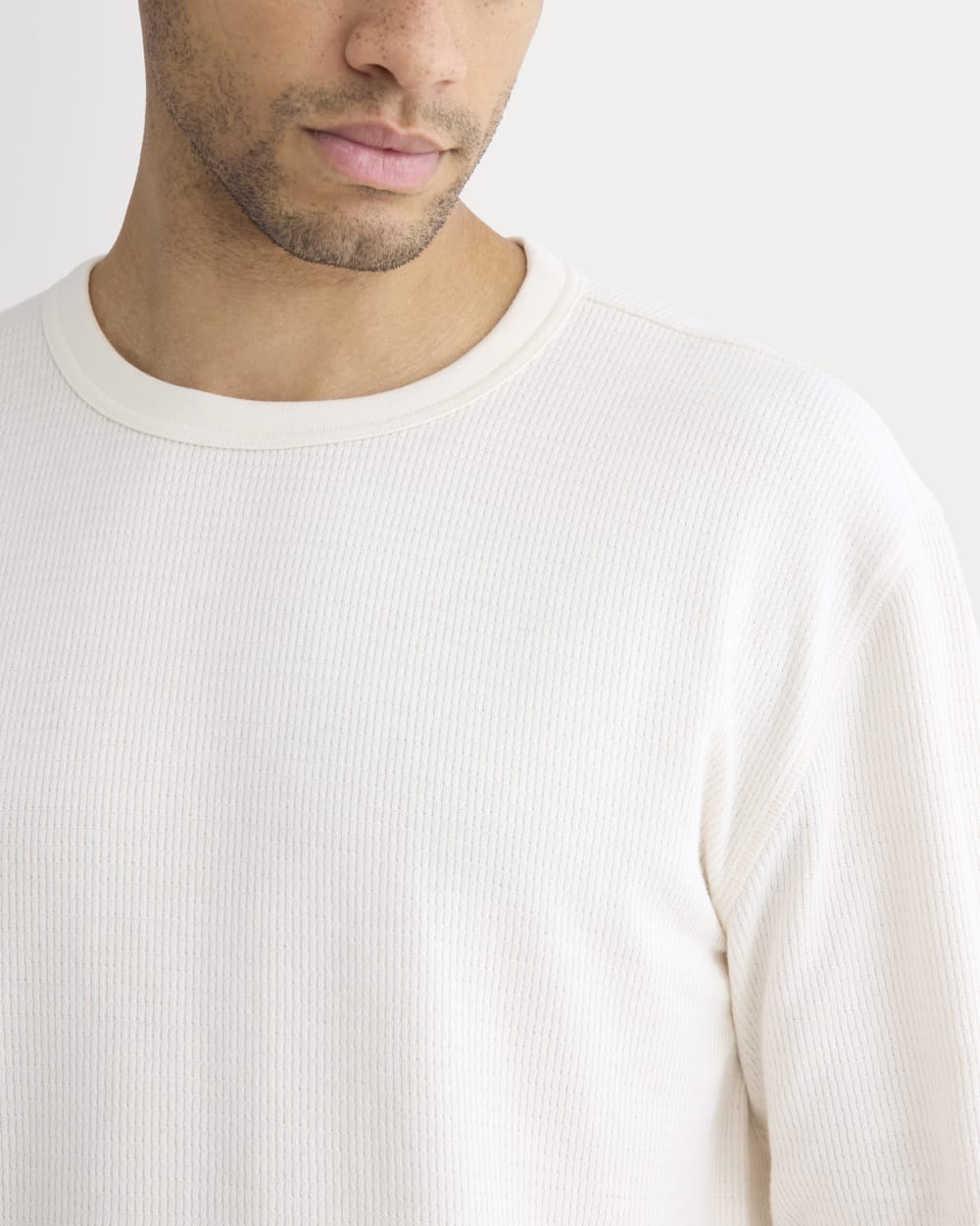Thermal Crew in Cozy Waffle | Bone