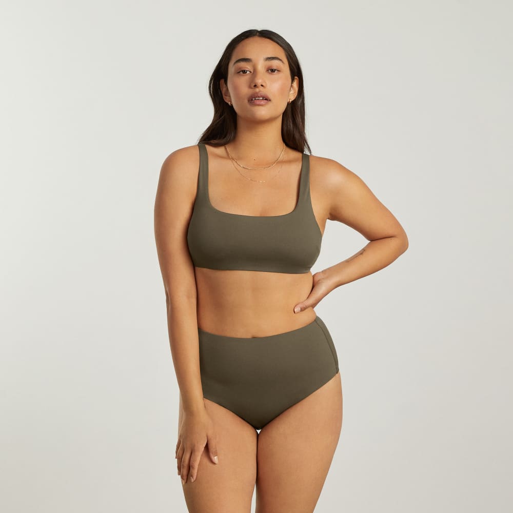 The Square-Neck Bikini Top | Beech