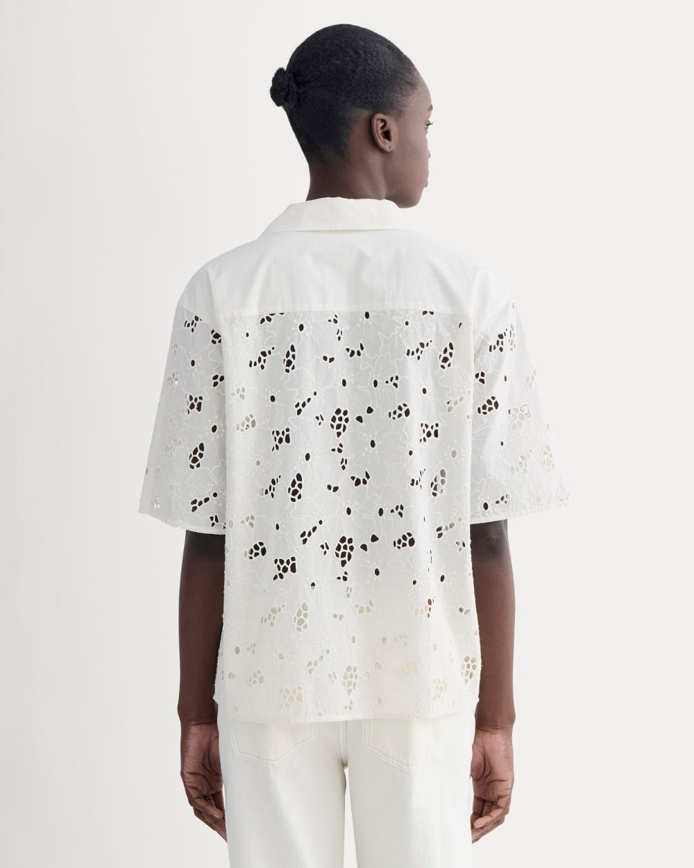 The Eyelet Camp Shirt | Bone