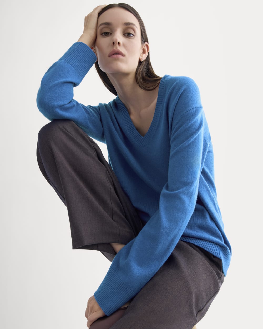 The Classic V in Cashmere | Classic Blue