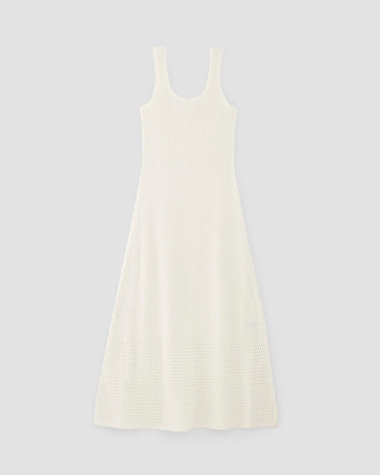 The Crochet Knit Tank Dress | Bone