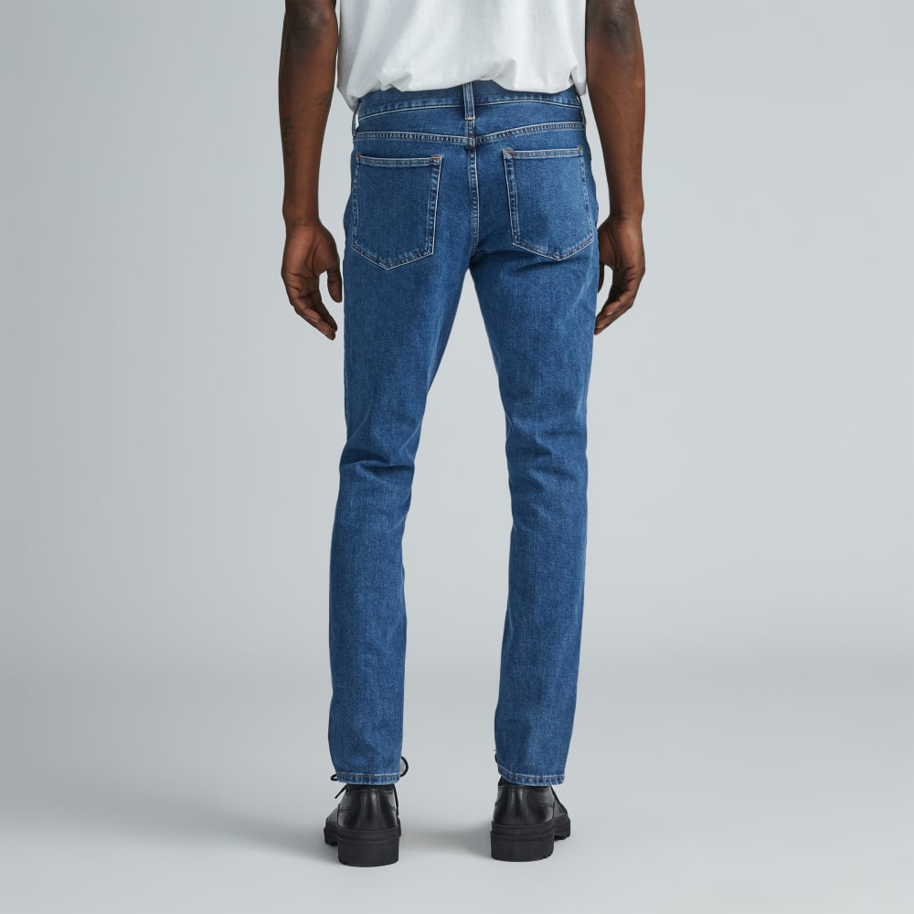 The Slim 4-Way Stretch Organic Jean | Uniform  | Marine