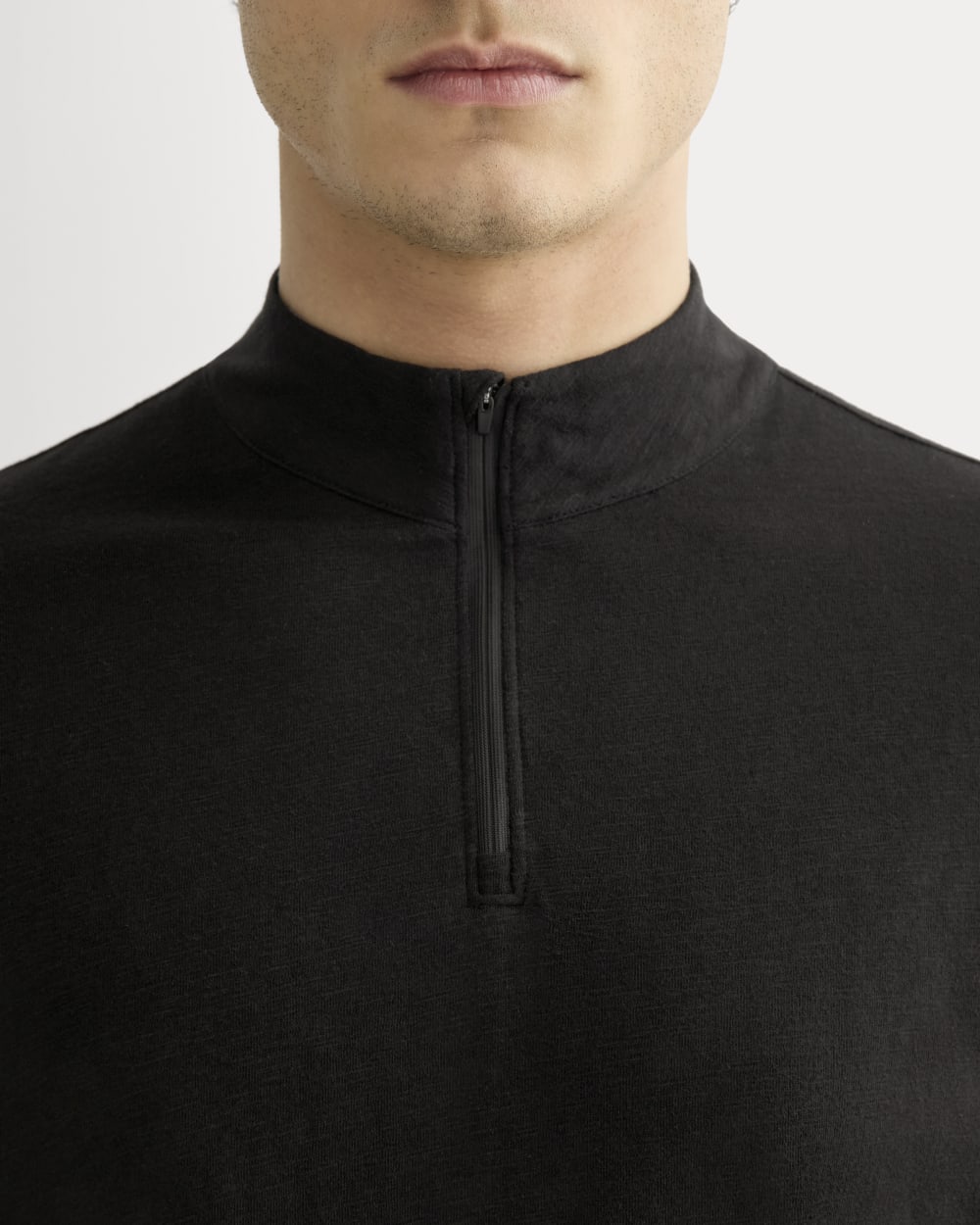 The Rec Quarter-Zip | Black
