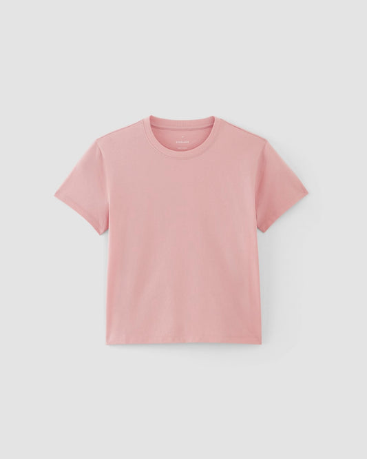 The Box-Cut Tee in Essential Cotton | Rose Pink | No Pocket