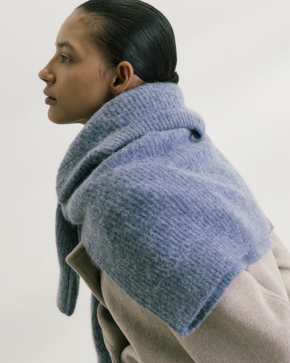 The Cocoon Crew in Alpaca | Heather Sage Blue