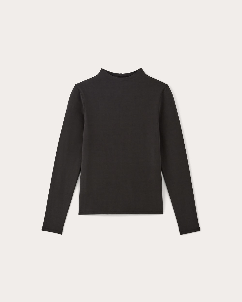 The Form Funnel-Neck Tee | Black