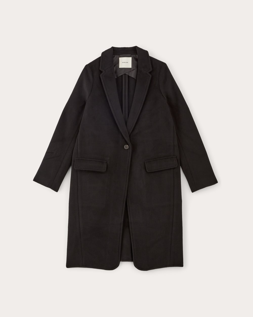 The Topcoat in Wool | Black