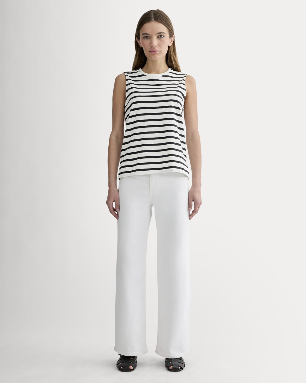 The Mariner Tank | Black / Canvas Tan