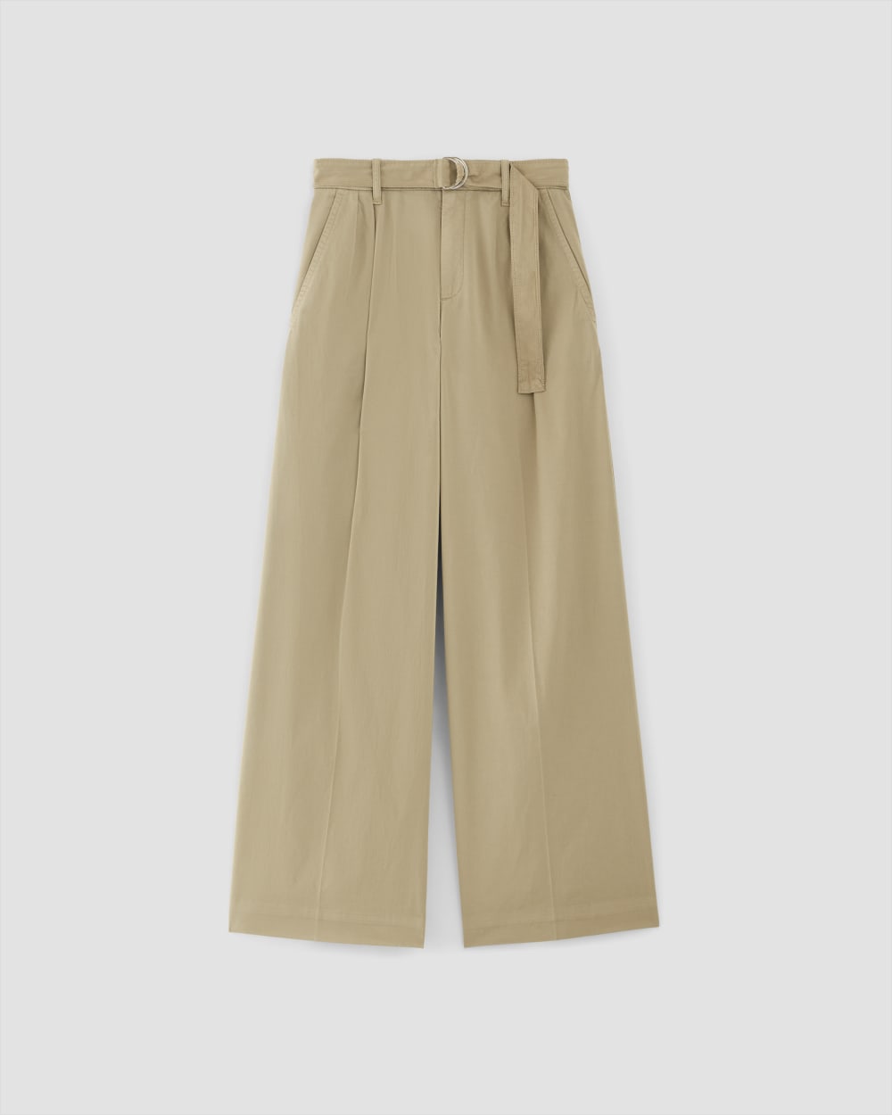 The Pleated Wide-Leg Chino | Trench Coat Khaki