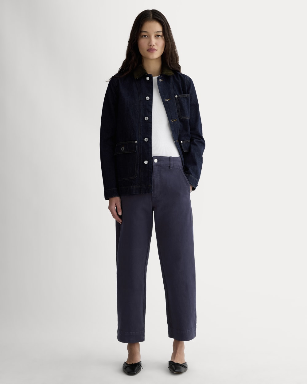 The Utility Straight-Leg Pant | Navy | 26.5 Inseam