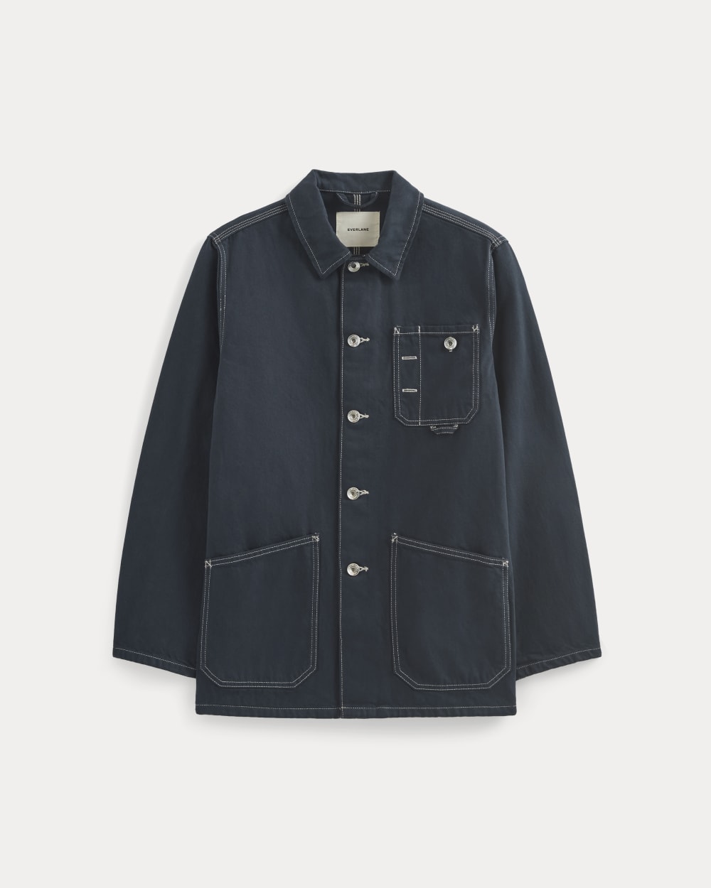 The Denim Chore Jacket | Garment-Dyed Navy