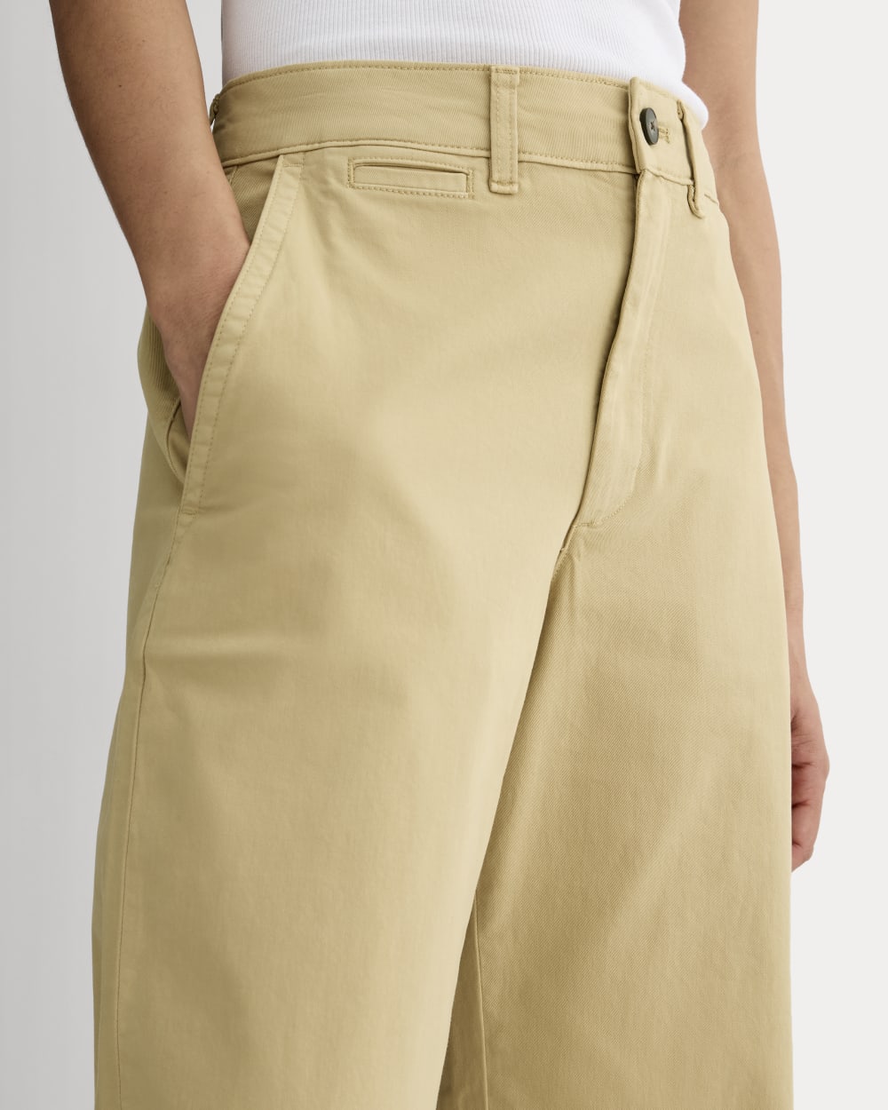 The Wide-Leg Chino | Classic Khaki