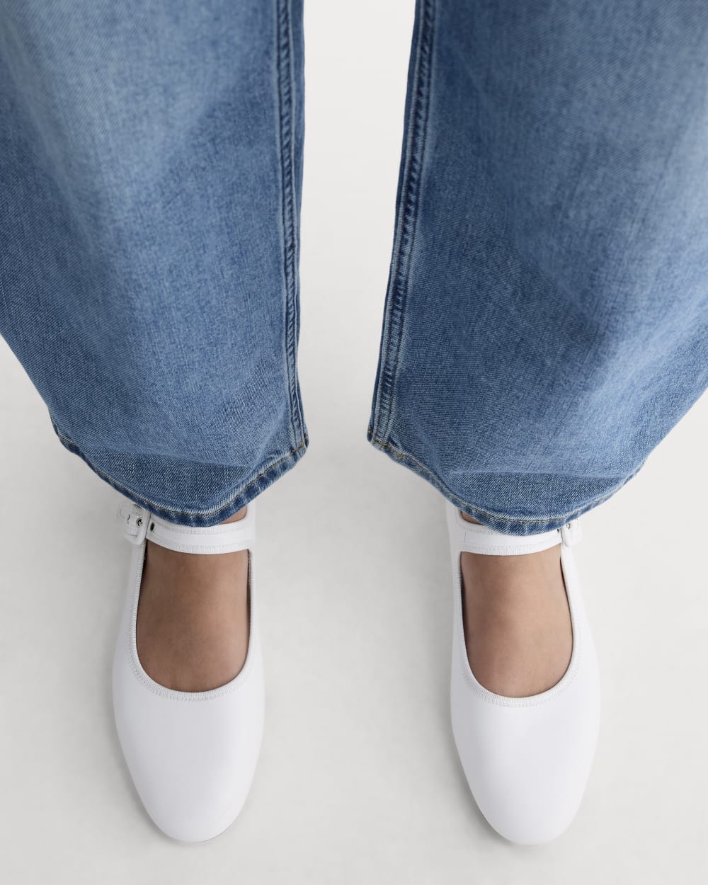 The Day Buckle Mary Jane | White