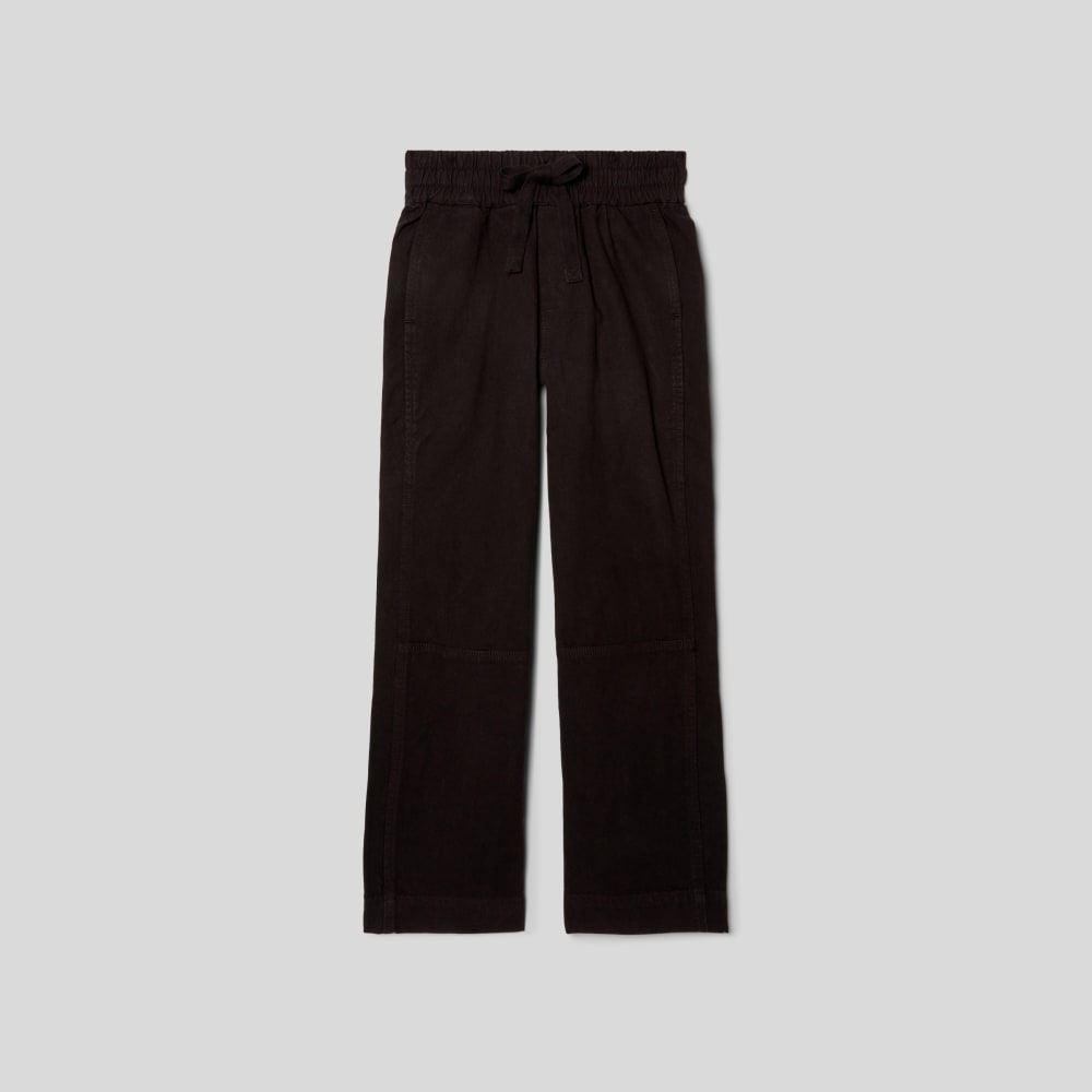 The Canvas Organic Cotton Pull-On Pant | Black