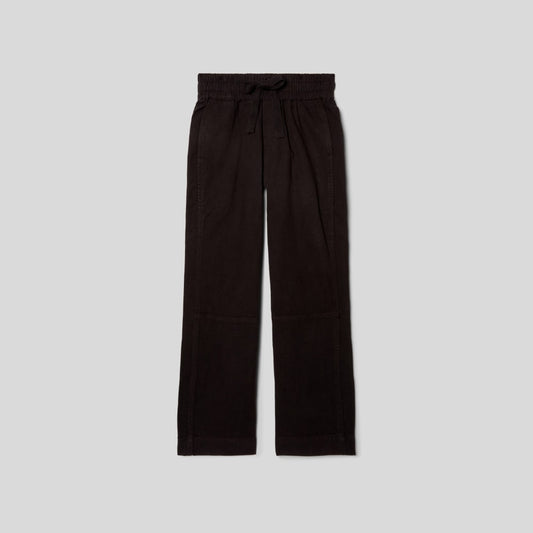 The Canvas Organic Cotton Pull-On Pant | Black