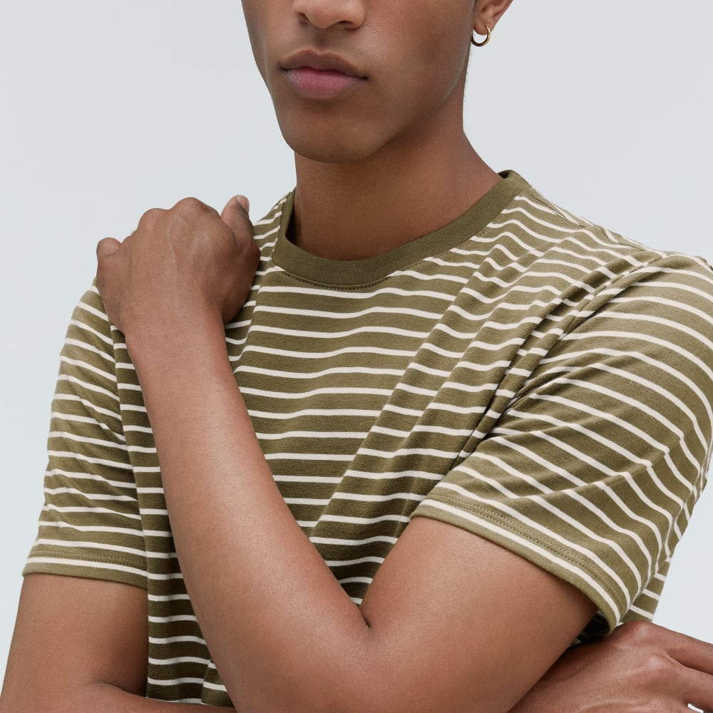 The Organic Cotton Crew | Olive / Canvas