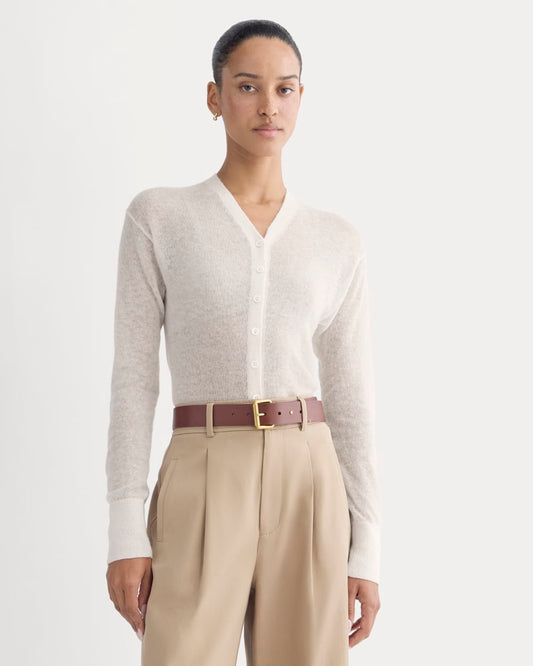 The Air Alpaca ™ High V Cardigan | Birch