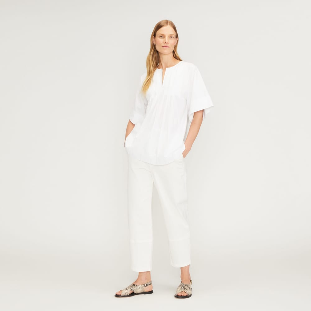 The Poplin Tunic | White
