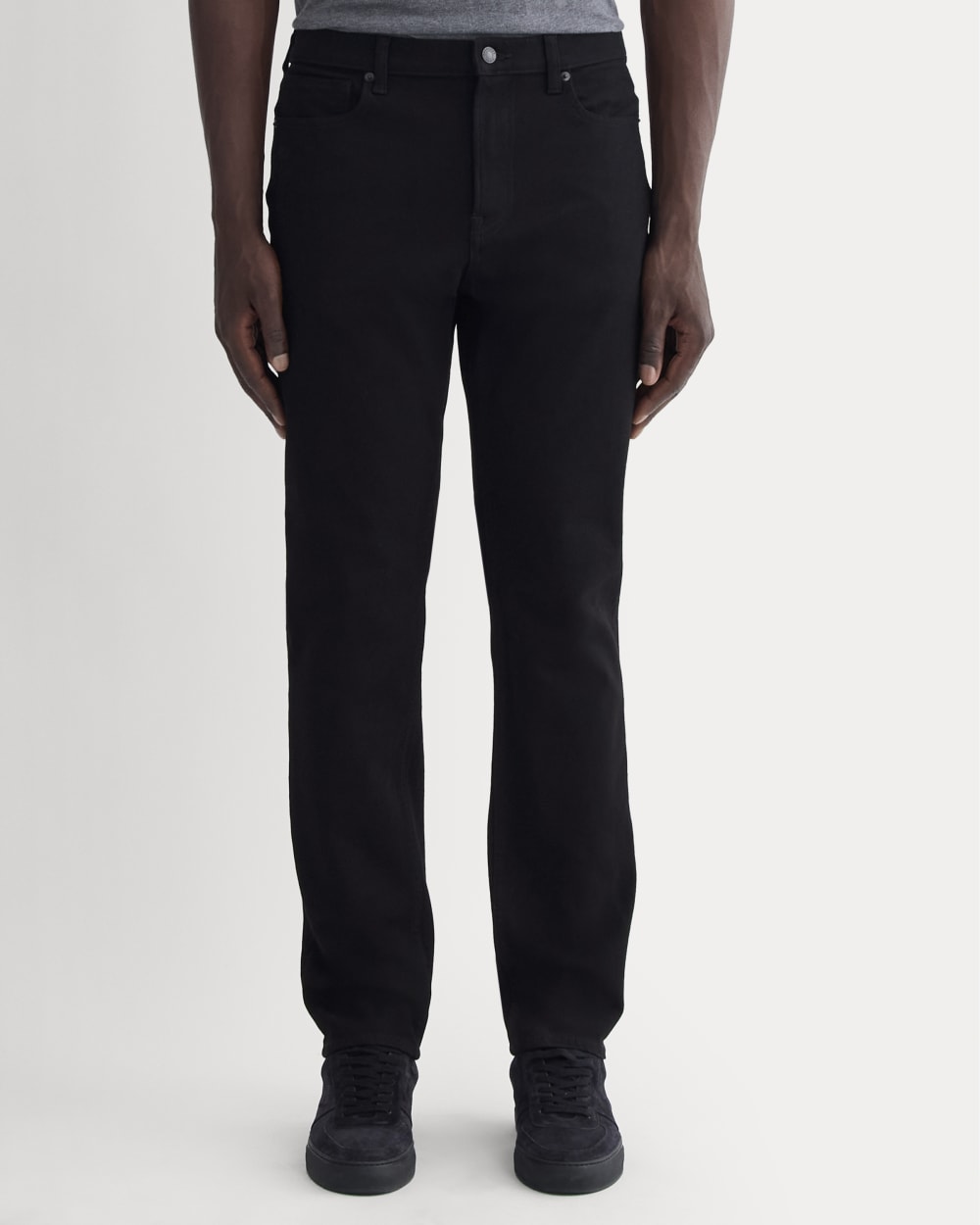 The Relaxed 4-Way Stretch Organic Jean | Uniform | Black