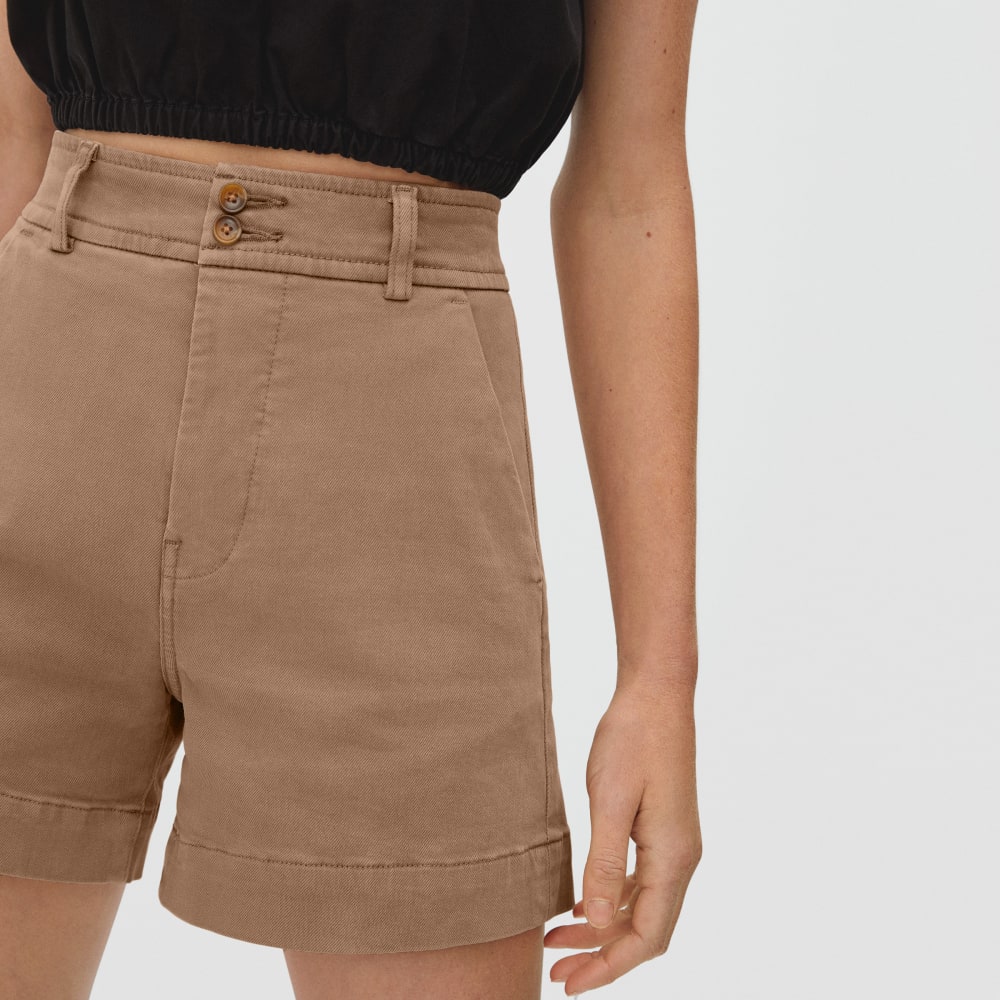The Way-High® Twill Short | Ash Brown