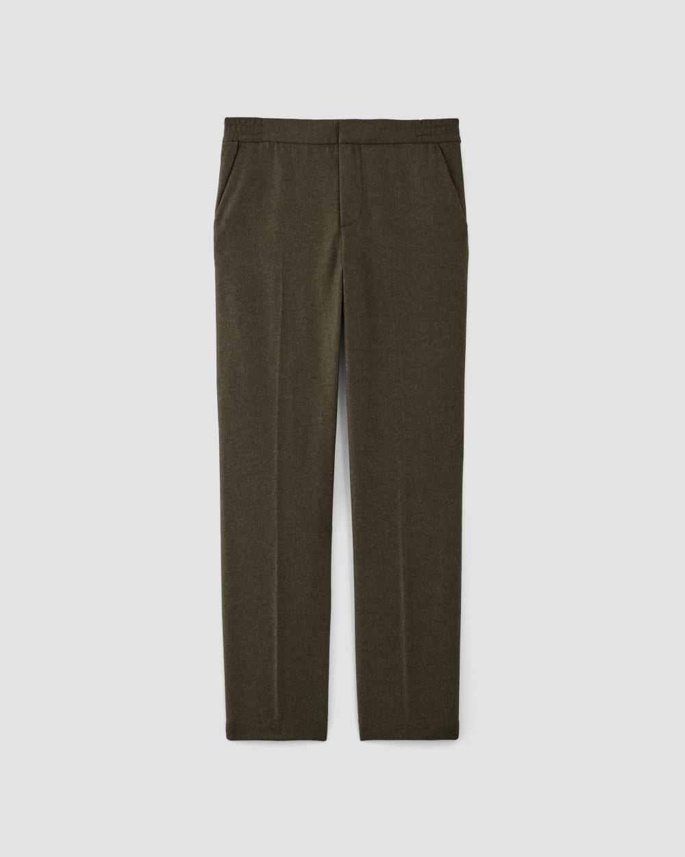 The Wool Flannel Pant | Dark Green