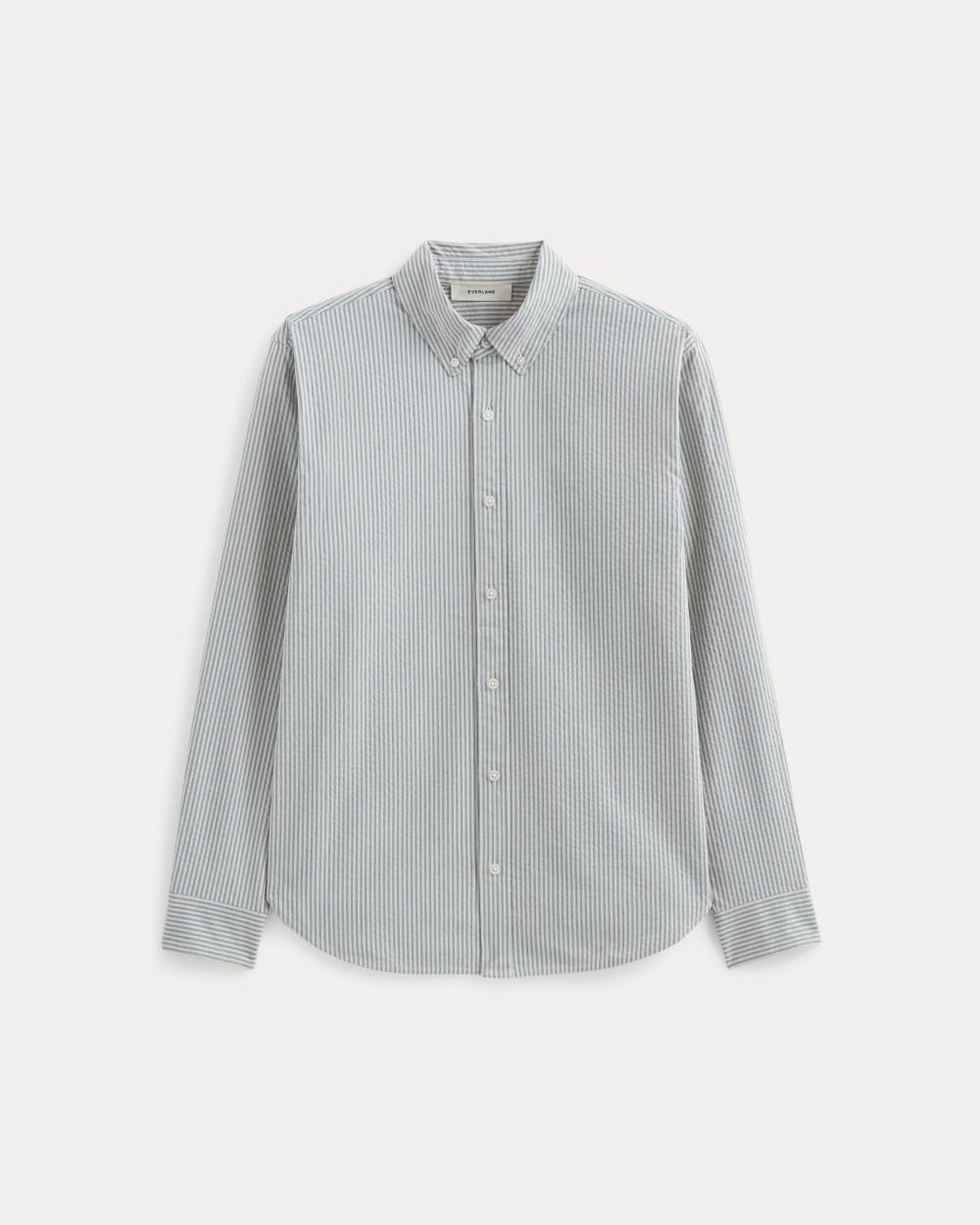 The Seersucker Long-Sleeve Shirt | Dutch Blue / Natural