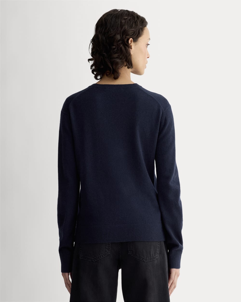 The Classic Crew in Cashmere | Navy