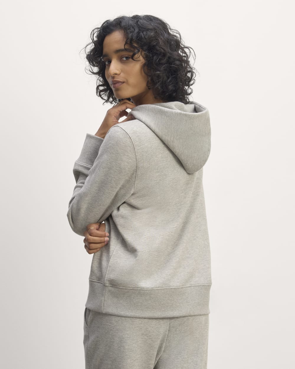 The Off-Duty Terry Hoodie | Heathered Grey
