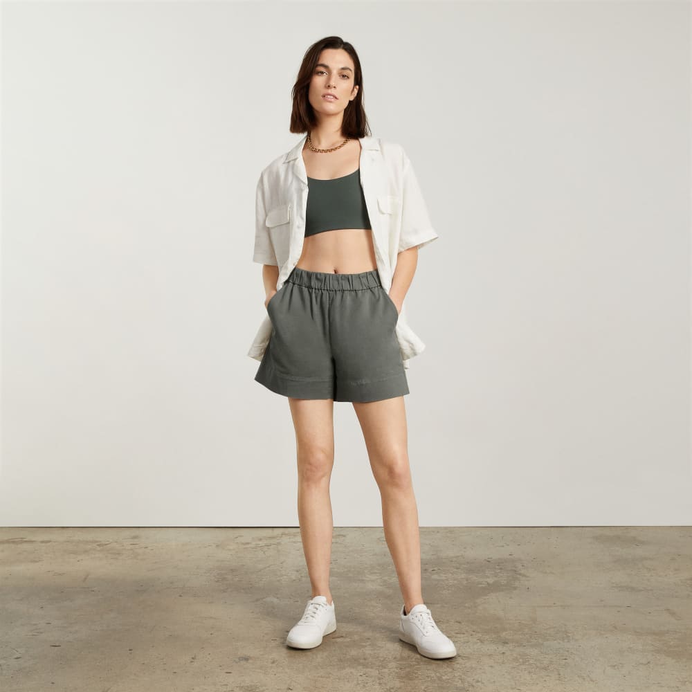 The Easy Short | Pewter Green