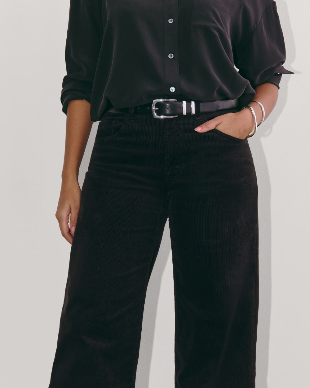 The Mid-Way Pant in Corduroy | Black