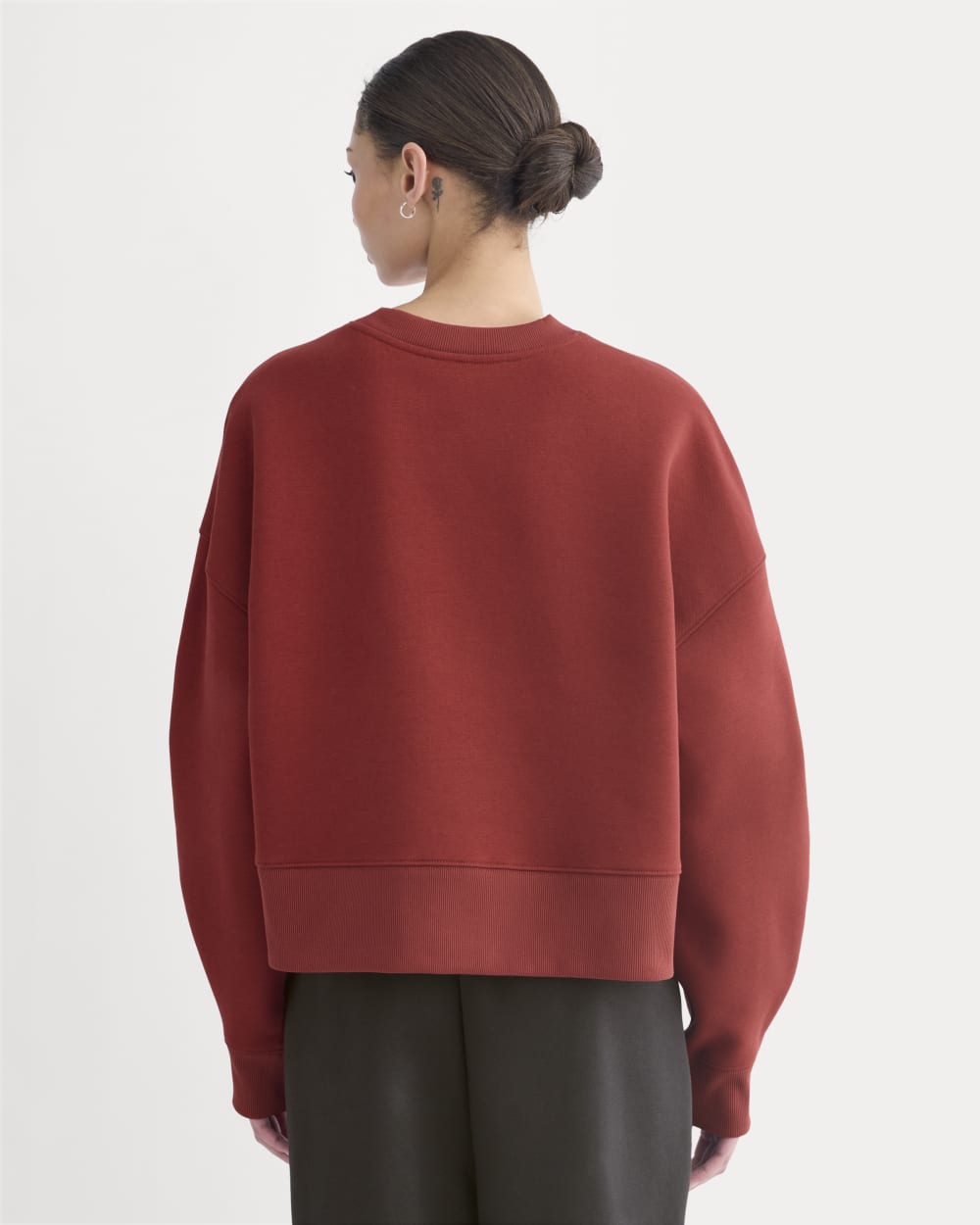 Luxe Fleece Sweatshirt | Merlot